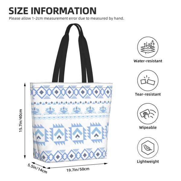 Paper Reusable Shopping Tote Bag - Image 4