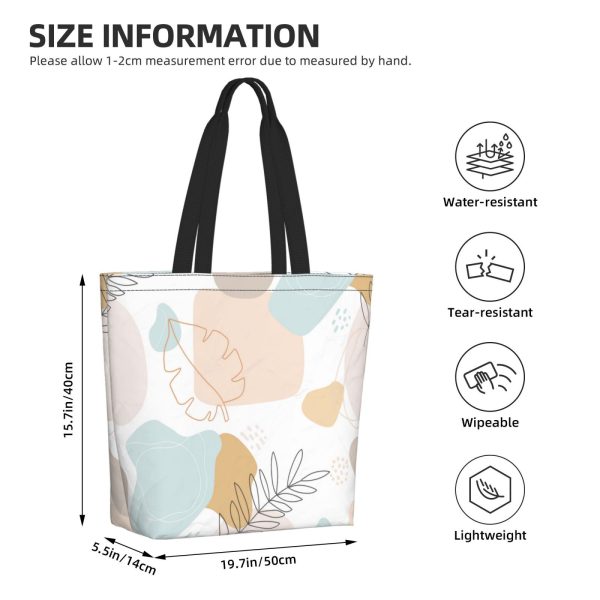 Paper Reusable Shopping Tote Bag - Image 4