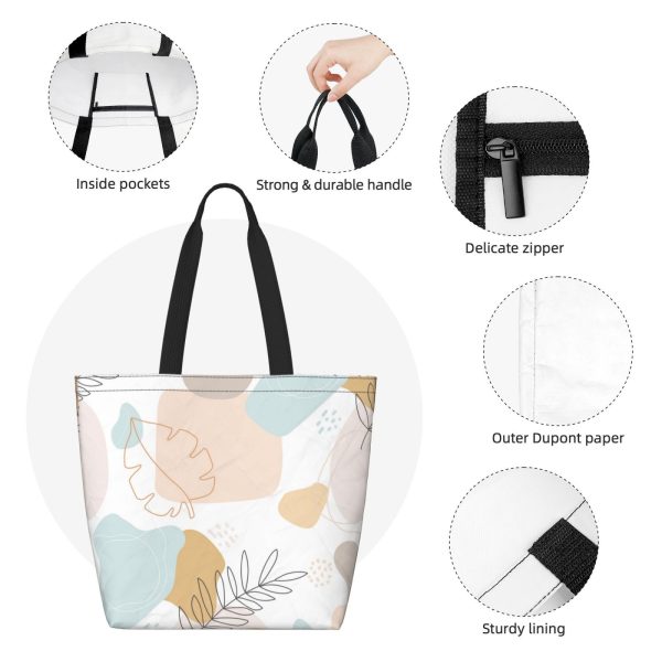 Paper Reusable Shopping Tote Bag - Image 5