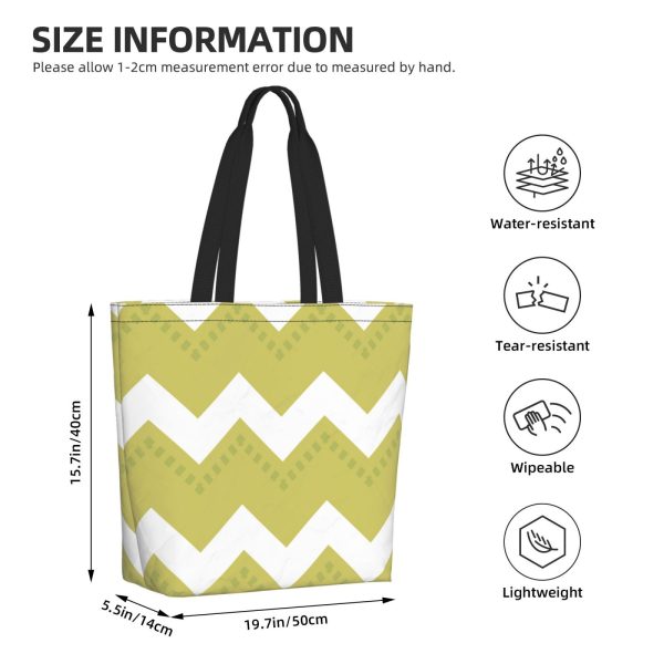 Paper Reusable Shopping Tote Bag - Image 4