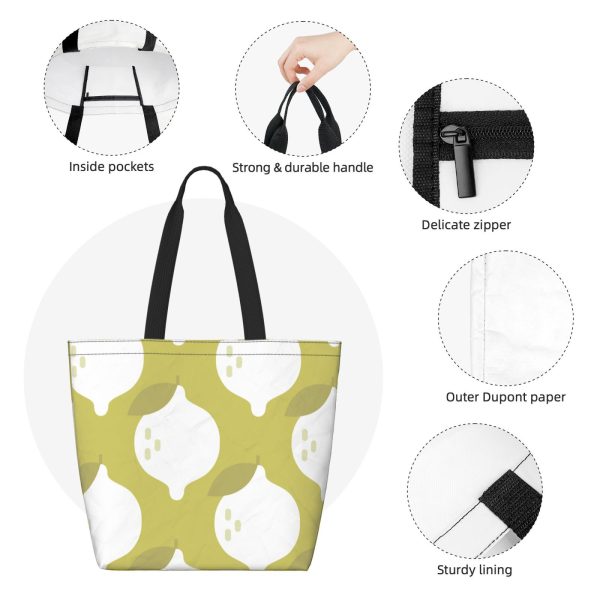 Paper Reusable Shopping Tote Bag - Image 5