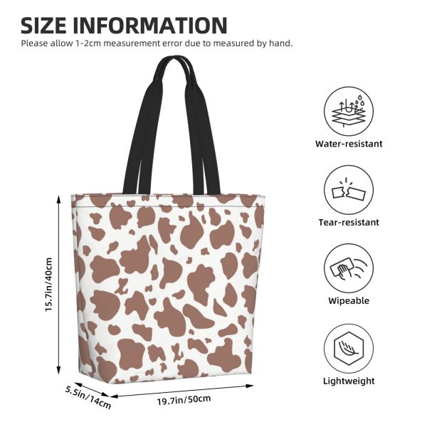 Paper Reusable Shopping Tote Bag - Image 4