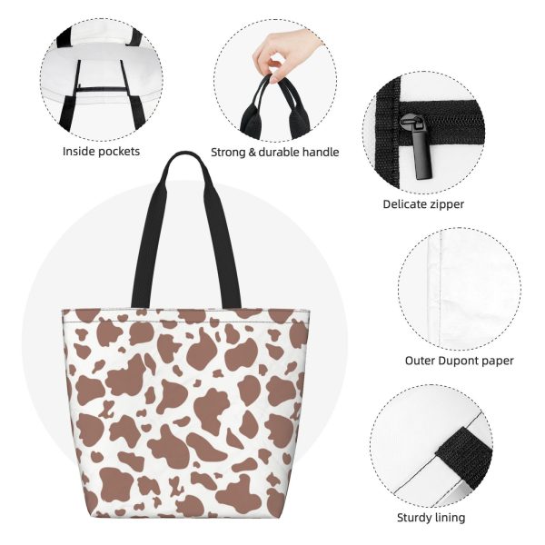 Paper Reusable Shopping Tote Bag - Image 5