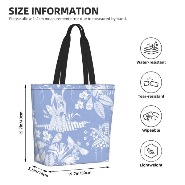 Paper Reusable Shopping Tote Bag - Image 4