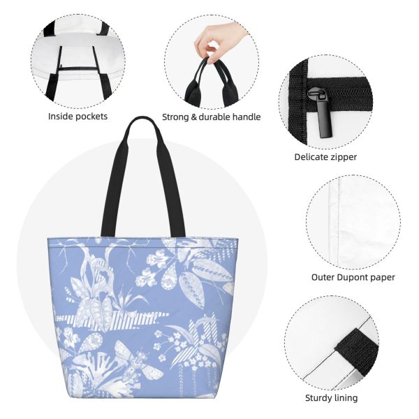 Paper Reusable Shopping Tote Bag - Image 5