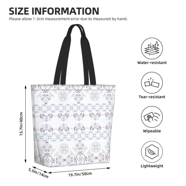 Paper Reusable Shopping Tote Bag - Image 4