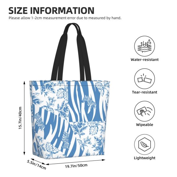 Paper Reusable Shopping Tote Bag - Image 4