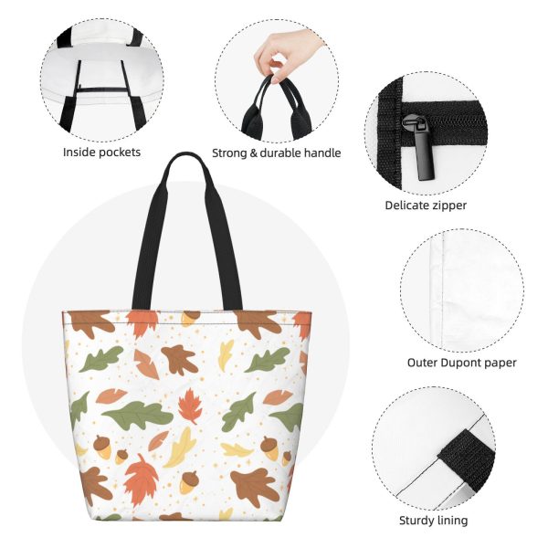 Paper Reusable Shopping Tote Bag - Image 5