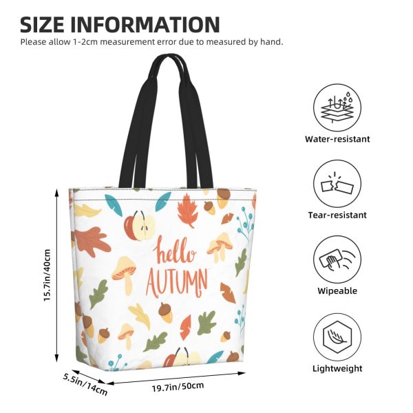 Paper Reusable Shopping Tote Bag - Image 4