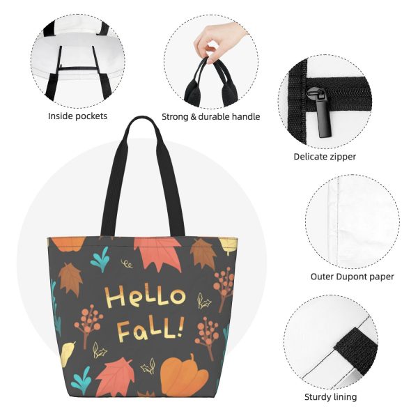 Paper Reusable Shopping Tote Bag - Image 5